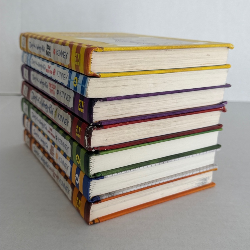 Diary of a Wimpy Kid Book Set/ Bundle of 7 Books/ Hardcover Kids Reading - Picture 2 of 13